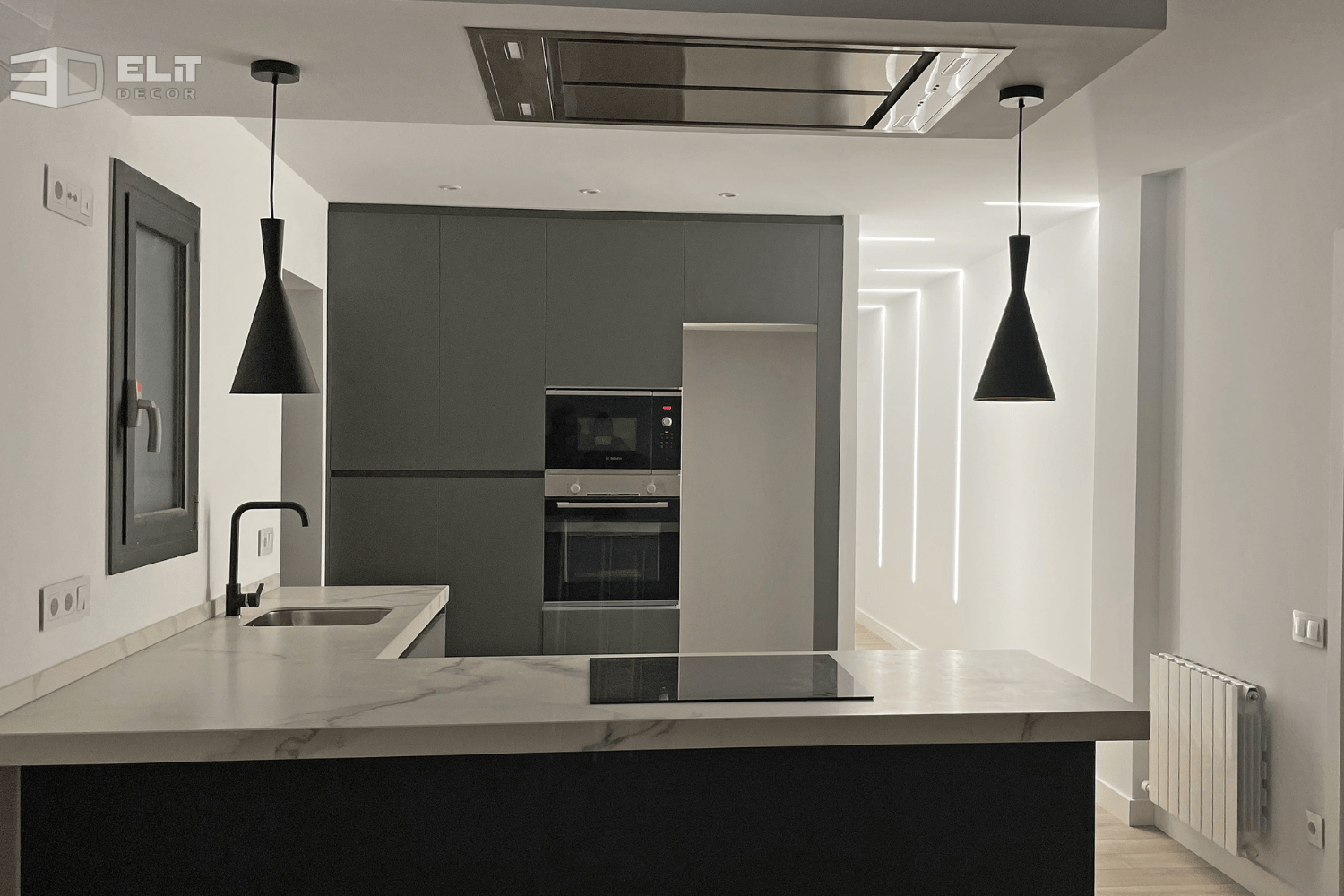 Renovación de cocina a medida - Materiales de máxima calidad Elit Decor