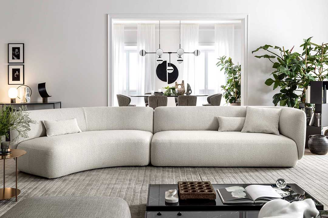 Reformas integrales en el Eixample - salón comedor - interiorismo de calidad, estilo minimalista