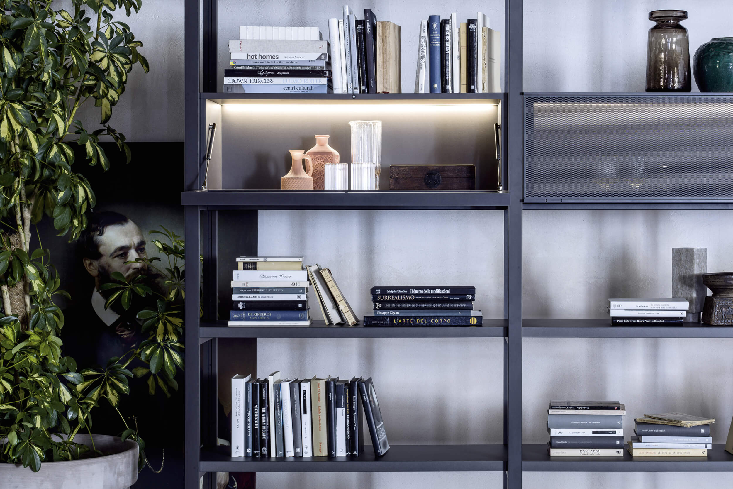 Muebles del hogar: librerías.