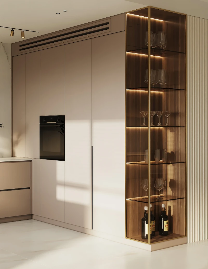 servicios de reformas integrales - Mueble cocina comedor -horno empotrado en muebles