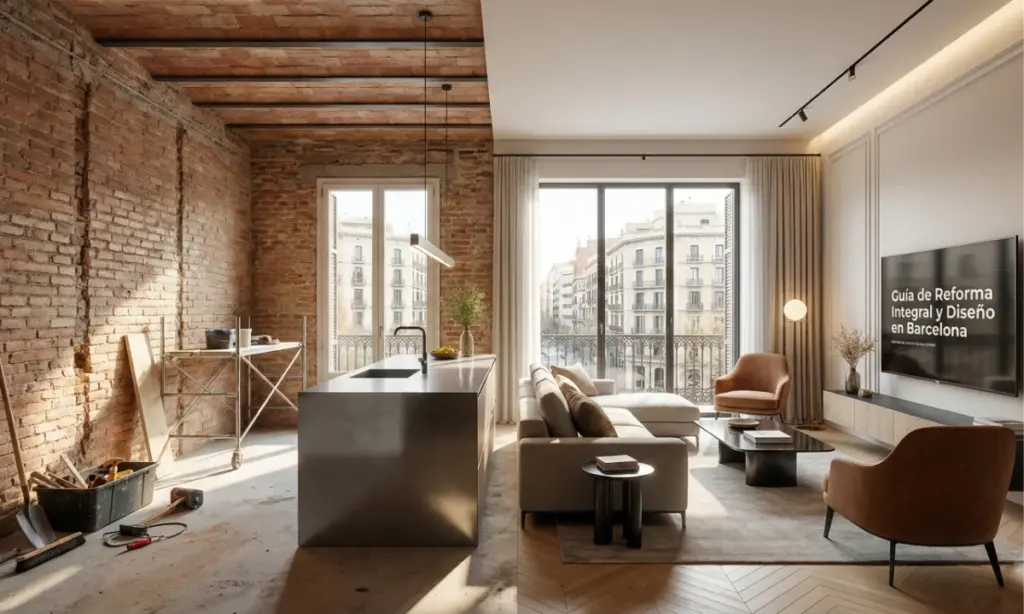 Guia de reforma integral y diseño en Barcelona - Reformar por partes es más caro y se obtienen peores acabados que con una reformas integral y si se quiere obtener mejores resultados entonces lo mejor es Proyecto de interiorismo y reforma