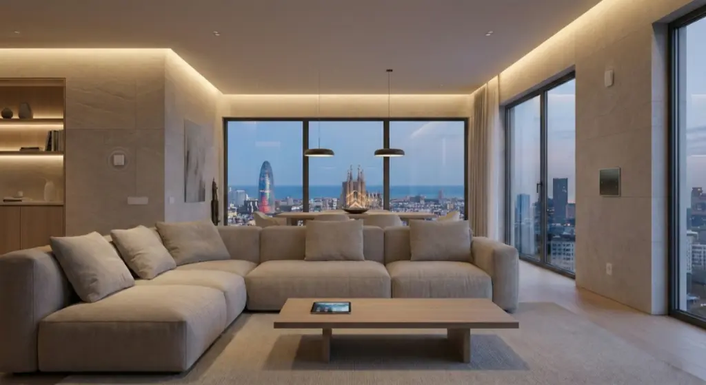 reformas integrales con domótica en Barcelona - Elit Decor - imagen conceptual El hogar inteligente en una reforma