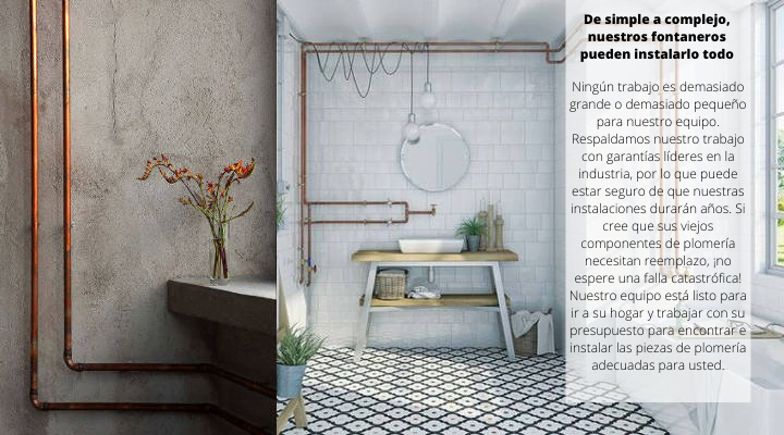 instalación fontanería 